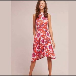 Anthropologie sleeveless floral dress!